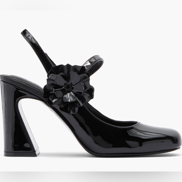 Karl Lagerfeld Elegant Black Slingback Heels. Ladies Size 7 - Picture 4 of 15